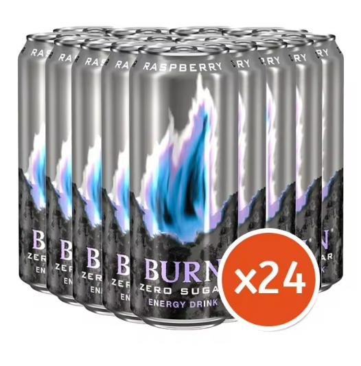 Burn Zero Azúcar Raspberry 250ml Pack 24ud