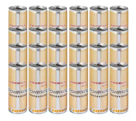 PACK de 24 - Bebida Energética POWERKING APPLE AND MELON