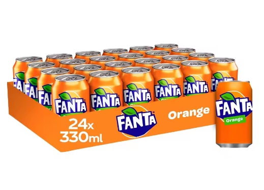 FANTA Orange 24Unidades lata 33cl / 330ml