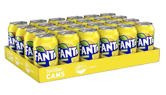 FANTA Lemon 24Unidades lata 33cl / 330ml