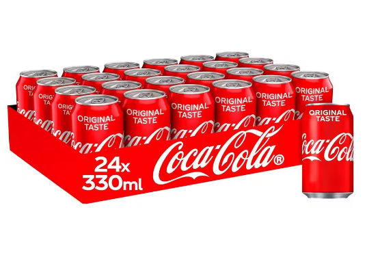 Coca-Cola Original Taste 24Unidades lata 33cl / 330ml
