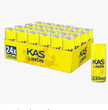 Kas Limon Pack de 24 latas de 330 ml