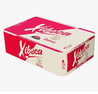 Xibeca Cerveza - Aperitivo, Pack de 24 Latas 33cl